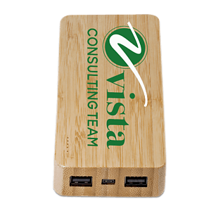 Hayes Street Bamboo Wireless Power Bank 10000