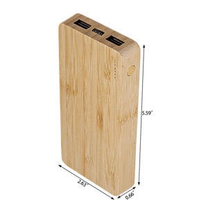 Hayes Street Bamboo Wireless Power Bank 10000