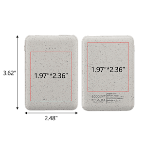 Spelt Eco-Friendly 5000mAh Power Bank