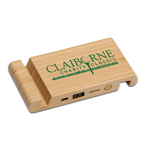 Rosebud Eco-Friendly 3-in-1, Phone Holder 5000mAh Power Bank and Wireless Charger