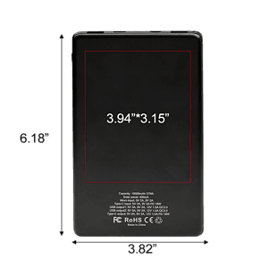 Naples Ultra Slim Solar 10,000mAh Power Bank