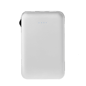 Drum 5000mAh Power Bank with Built-in Cable