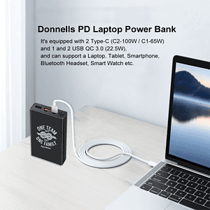 Donnells PD 100W Laptop Charger 2000mAh Power Bank