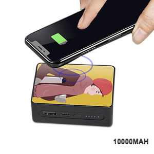 Looking Glass 10000mAh Wireless Power Bank