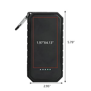 Aten IPX5 Wireless Solar Power Bank 10000