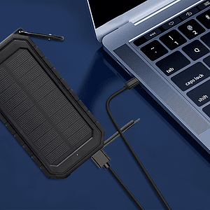 Aten IPX5 Wireless Solar Power Bank 10000
