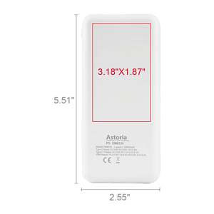 Astoria USB C Quick Charge Power Bank 20000