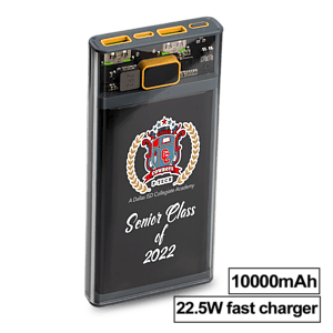 Nauvoo Transparent QuickCharge Power Bank
