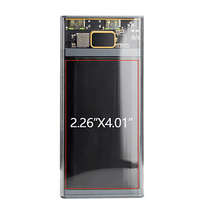 Nauvoo Transparent QuickCharge Power Bank