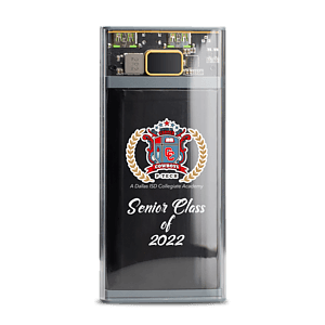 Nauvoo Transparent QuickCharge Power Bank