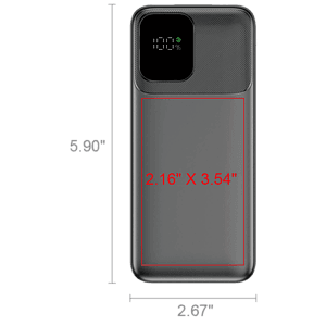 Houston Dual Cord Power Bank 10000