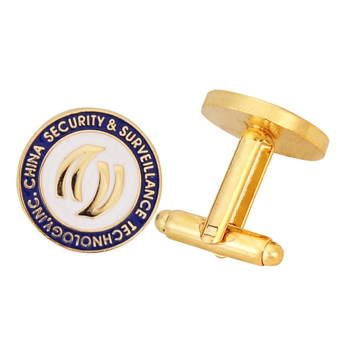 Brass Imitation Cloisonné Cufflinks