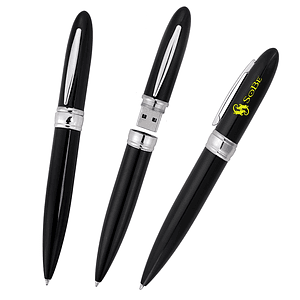Monee Office Mate Black USB Ball Point Pen