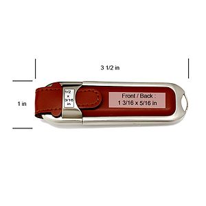 Harding VIP Leather and Metal USB