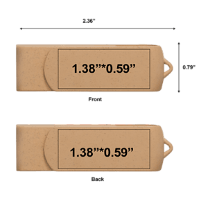Upton Eco-Friendly Swivel USB