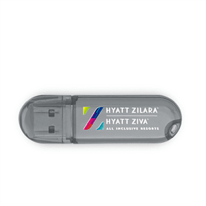 Glendale Transparent Black Oval USB - Simports