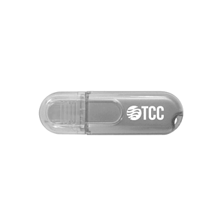 Glendale Transparent Black Oval USB - Simports