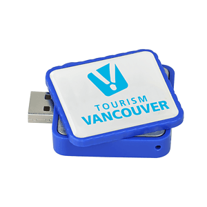 Rotating Epoxy Dome Box USB