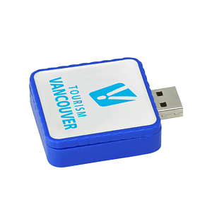 Rotating Epoxy Dome Box USB