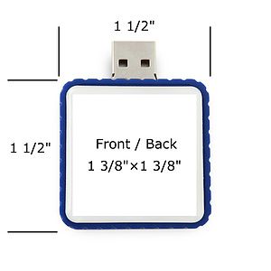 Rotating Epoxy Dome Box USB