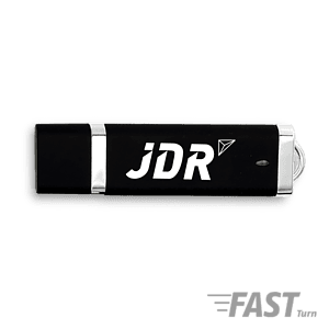 Westchester Capped Flash Drive - Black