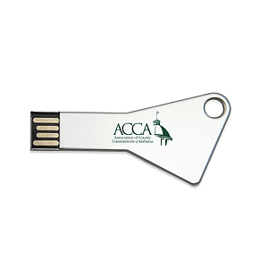 Lisbon Geo Stainless Steel Key USB