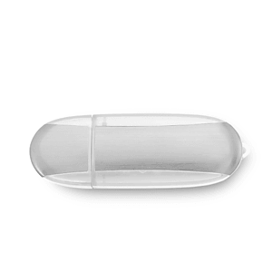 Lemont Brushed Aluminum Oval USB - Simports