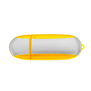 Lemont Brushed Aluminum Oval USB - Simports
