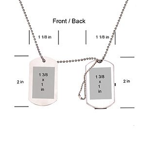 Brookville Army Tag Necklace USB