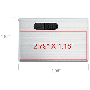 Boulder Slide Metal Card USB