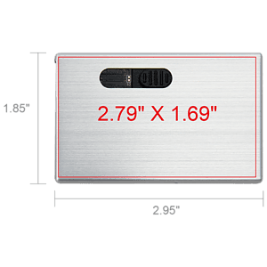 Boulder Slide Metal Card USB
