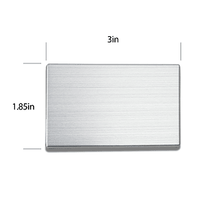 Boulder Slide Metal Card USB
