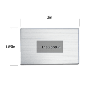 Boulder Slide Metal Card USB