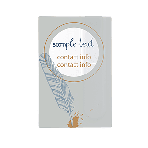 Naperville White/Off White Credit Card USB Flash Drive