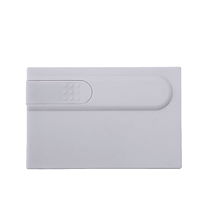 Naperville White/Off White Credit Card USB Flash Drive