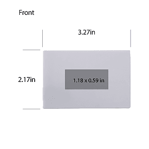 Naperville White/Off White Credit Card USB Flash Drive