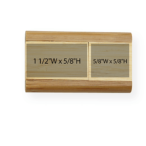 Preston Bamboo Flip Up USB