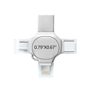 Cicero 3 Way Metal USB