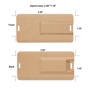 Franklin Eco-Friendly Mini Swivel Card USB