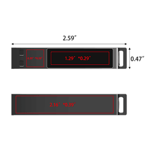 North Center Light-Up USB Flash Drive