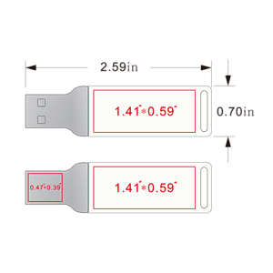 Archer Heights Light-Up USB Flash Drive