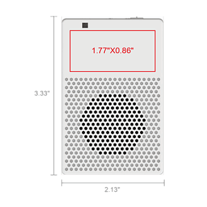Groveland Park Stick-On Bluetooth Speaker