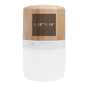 Bensley Bamboo Color Ambiance Nightlight Bluetooth Speaker
