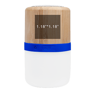 Bensley Bamboo Color Ambiance Nightlight Bluetooth Speaker