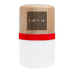Bensley Bamboo Color Ambiance Nightlight Bluetooth Speaker
