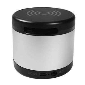 Jones Metal Bluetooth® Speaker w/ Wireless Charging Pad