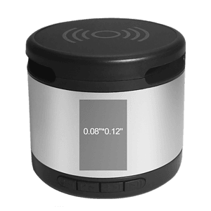 Jones Metal Bluetooth® Speaker w/ Wireless Charging Pad