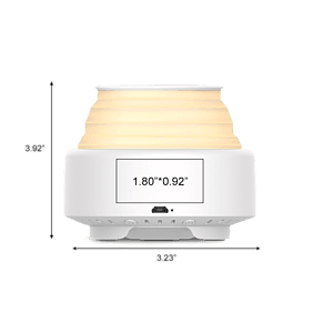Selene Night Light Bluetooth Speaker with Wireless Charger