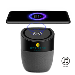 Pod Wireless Charger Bluetooth Speaker