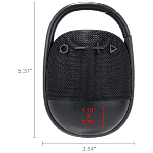 Mindiss Clip Waterproof Bluetooth Speaker